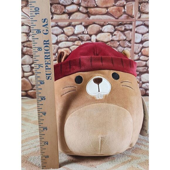 Squishmallow Official Kellytoy Squishy Soft Plush Toy (8 Inch, Chip the Beaver) - Picture 6 of 7